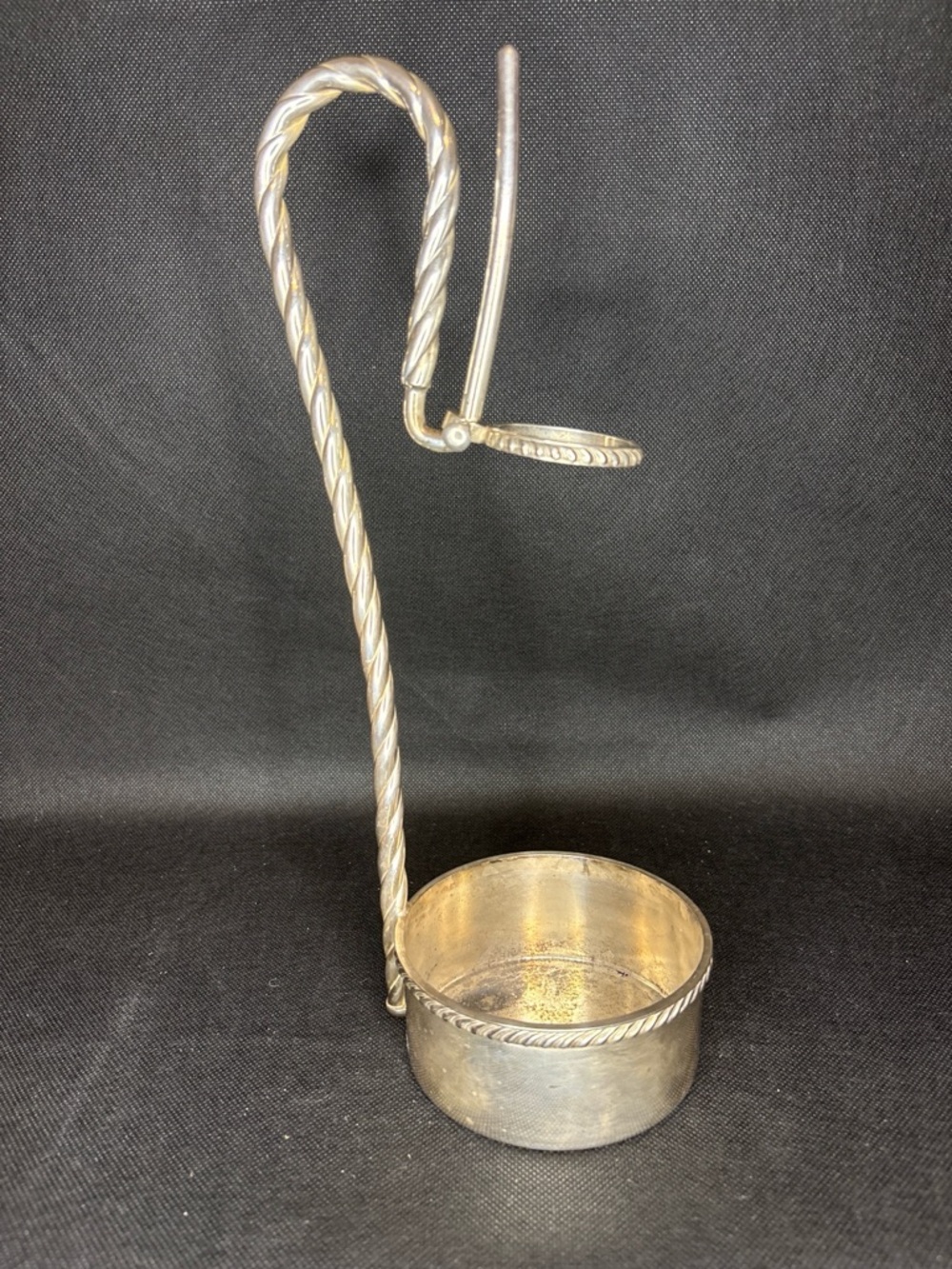 The Sheffield Silver-Plated Round Bottle Caddy with Handle